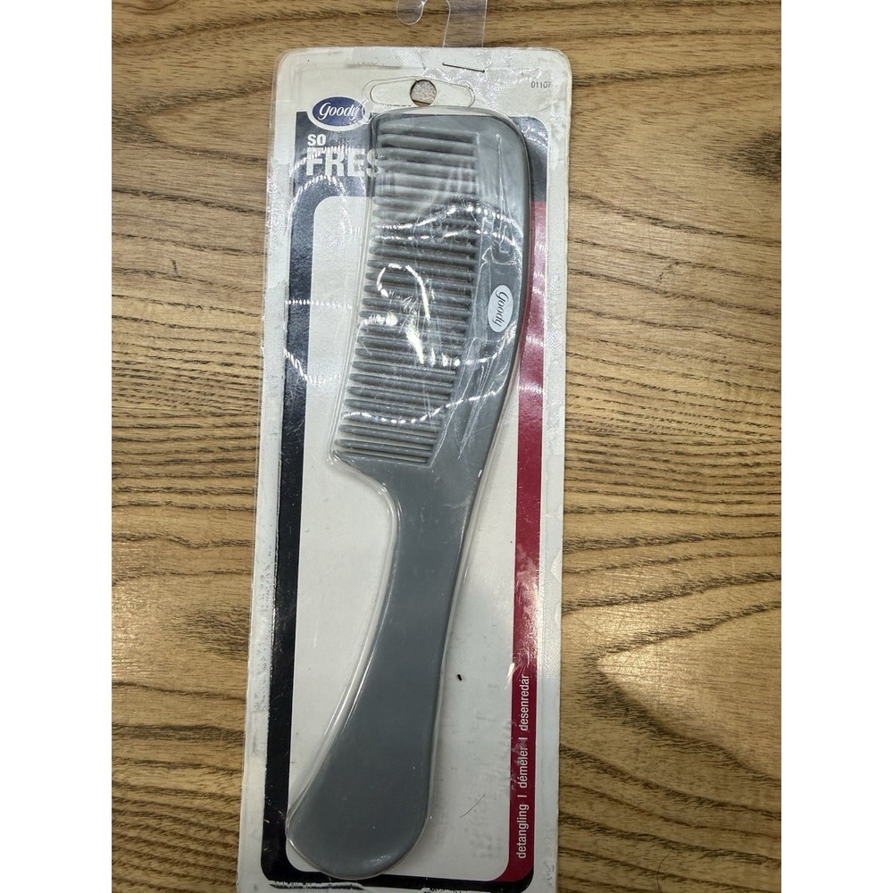 Vintage‎ 2006 Goody Detangle Style Line Grey Comb #01107 NEW SLIGHTLY OPEN